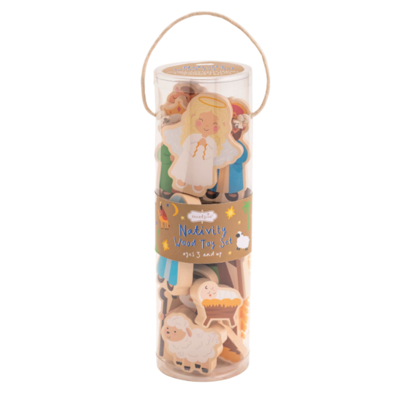 Mud Pie Mud Pie Nativity Wood Toy Set