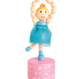 Mud Pie Mud Pie Blue Ballerina Collapsing Toy