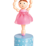 Mud Pie Mud Pie Pink Ballerina Collapsing Toy