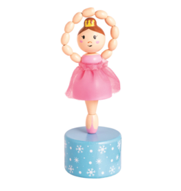 Mud Pie Mud Pie Pink Ballerina Collapsing Toy