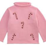 Mud Pie Mud Pie Candy Cane Rollneck Sweater