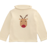 Mud Pie Mud Pie Reindeer Rollneck Sweater