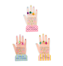Mud Pie Mud Pie Ring & Nail Sticker Set
