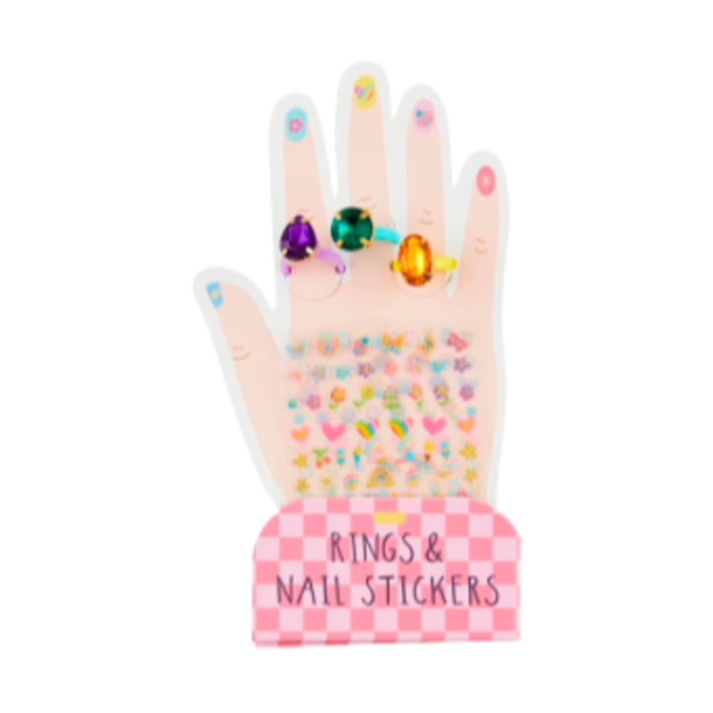 Mud Pie Mud Pie Ring & Nail Sticker Set
