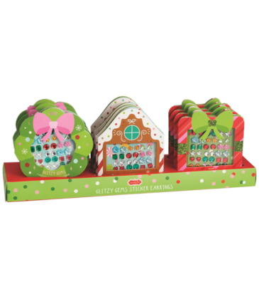 Mud Pie Mud Pie Christmas Sticker Earrings