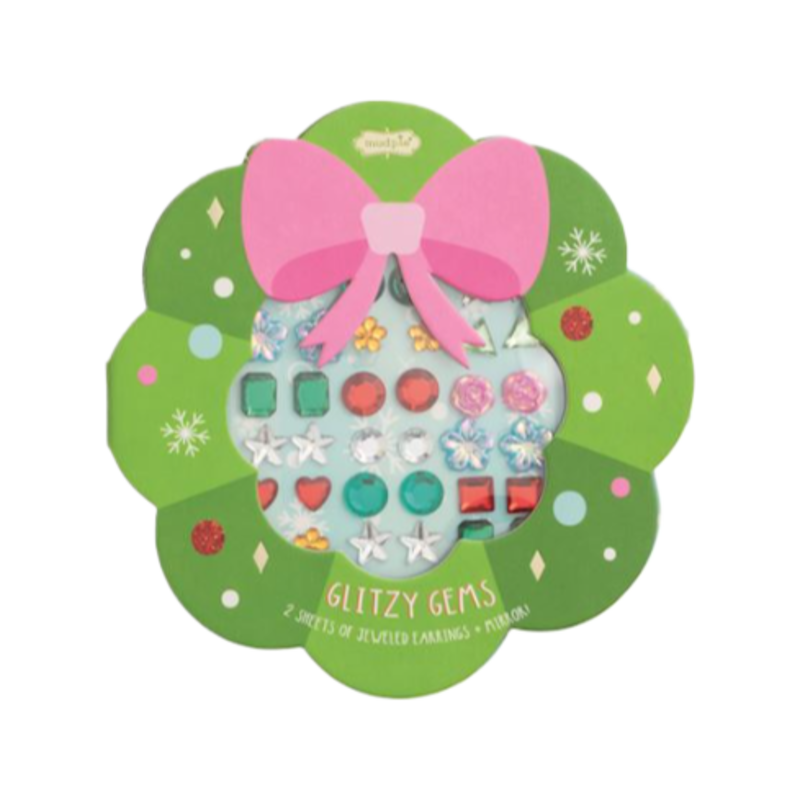 Mud Pie Mud Pie Christmas Sticker Earrings