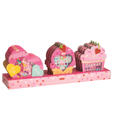 Mud Pie Mud Pie Valentine's Sticker Earrings