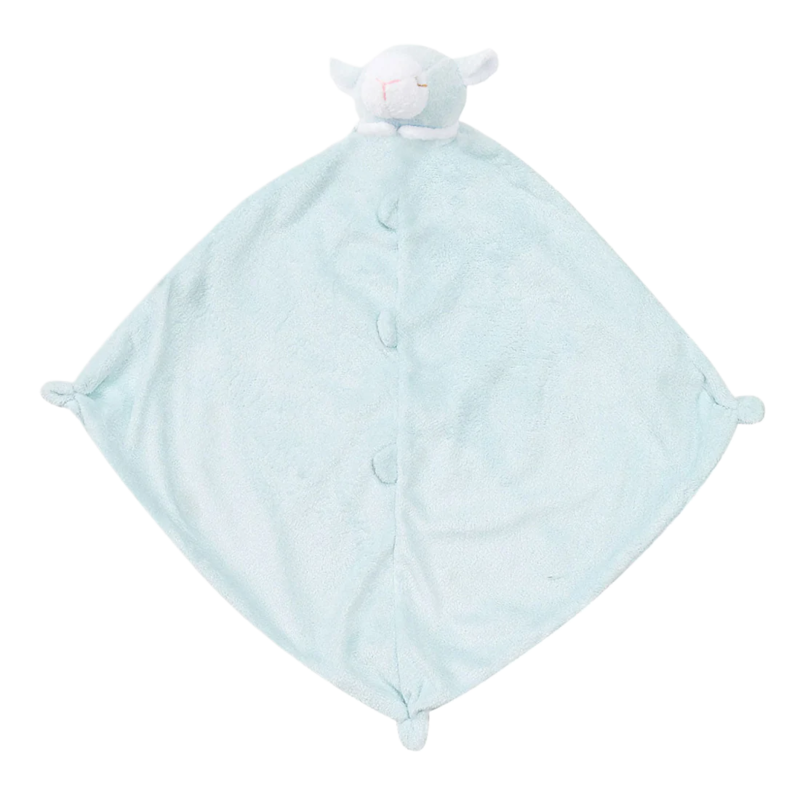 Angel Dear Angel Dear Lovie Blankie - Blue Lamb