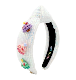 Poppyland Poppyland Rainbow Tree Sequin Headband