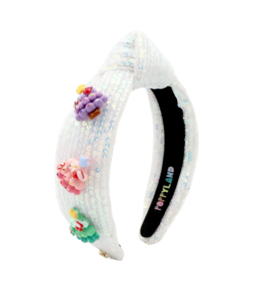 Poppyland Poppyland Rainbow Tree Sequin Headband