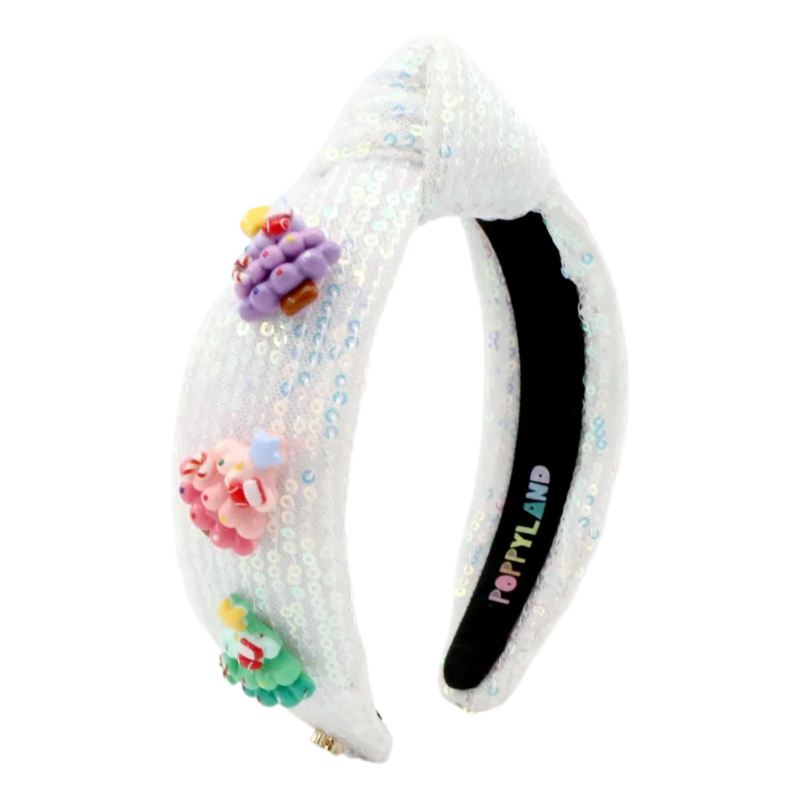 Poppyland Poppyland Rainbow Tree Sequin Headband