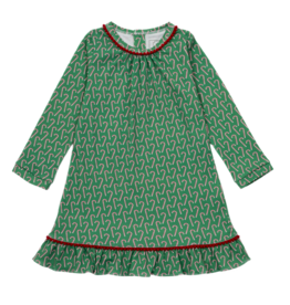 Lila + Hayes Lila + Hayes Carlin Dress - Candy Cane Lane