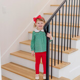 Lila + Hayes Lila + Hayes Morgan Legging Set - Candy Cane Lane