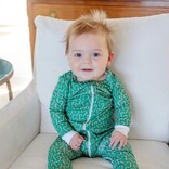 Lila + Hayes Lila + Hayes Parker Zipper Pajama - Candy Cane Lane