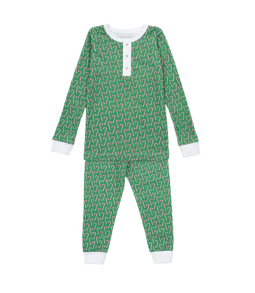 Lila + Hayes Lila + Hayes Jack Pajama Set - Candy Cane Lane