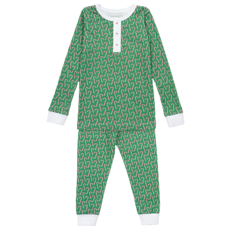 Lila + Hayes Lila + Hayes Jack Pajama Set - Candy Cane Lane