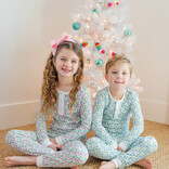 Lila + Hayes Lila + Hayes Alden Pajama Set - Mod Holiday Pink