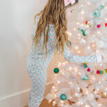 Lila + Hayes Lila + Hayes Alden Pajama Set - Mod Holiday Pink