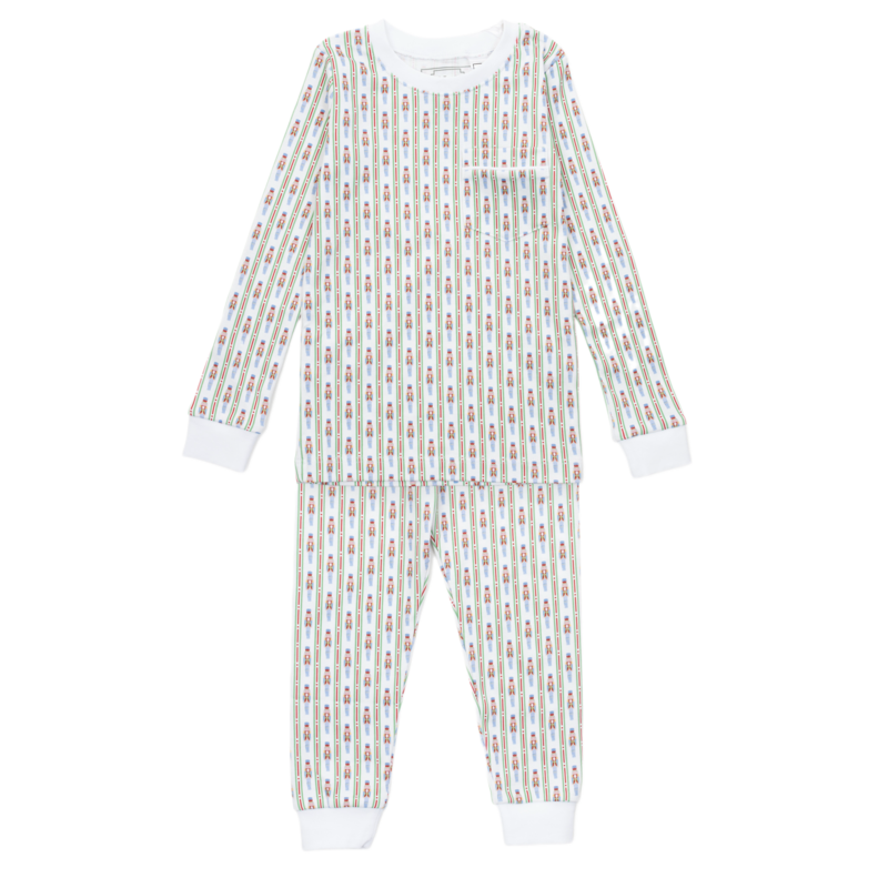 Lila + Hayes Lila + Hayes Bradford Pajama Set - Nutcracker Stripe