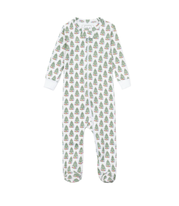 Lila + Hayes Lila + Hayes Parker Zipper Pajama - Under the Christmas
