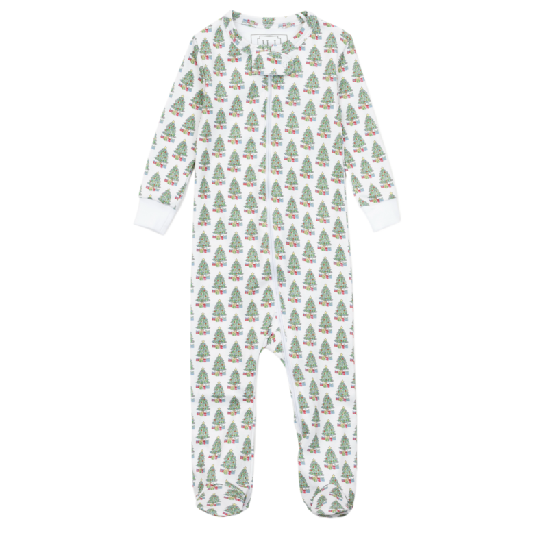 Lila + Hayes Lila + Hayes Parker Zipper Pajama - Under the Christmas
