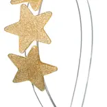 Lilies & Roses Stars Glitter Gold Headband