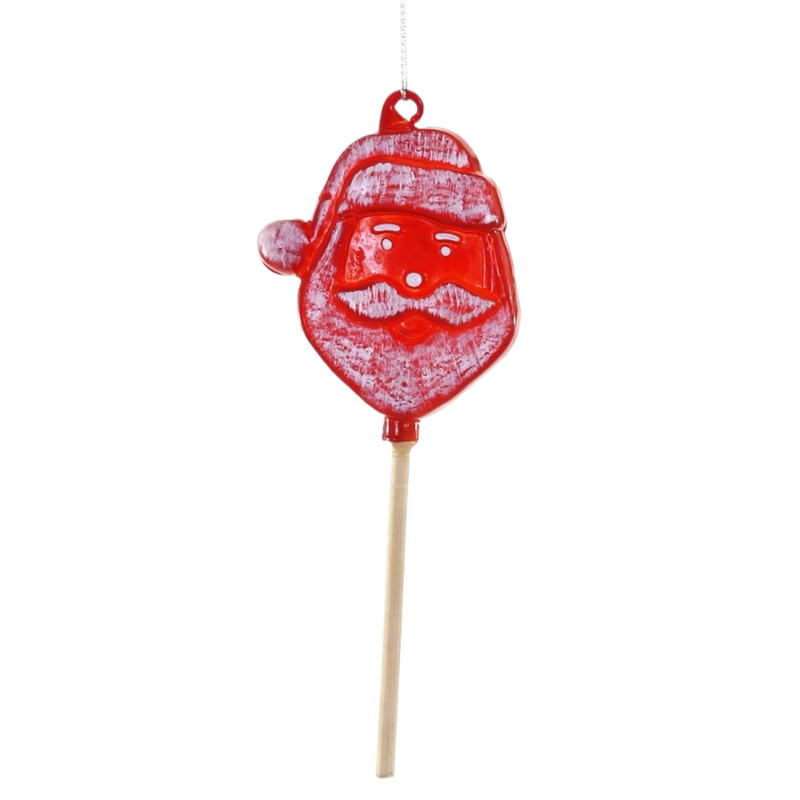 Cody Foster & Co Santa Lollipop Ornament