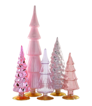 Cody Foster & Co Rose Hue Trees Set of 5