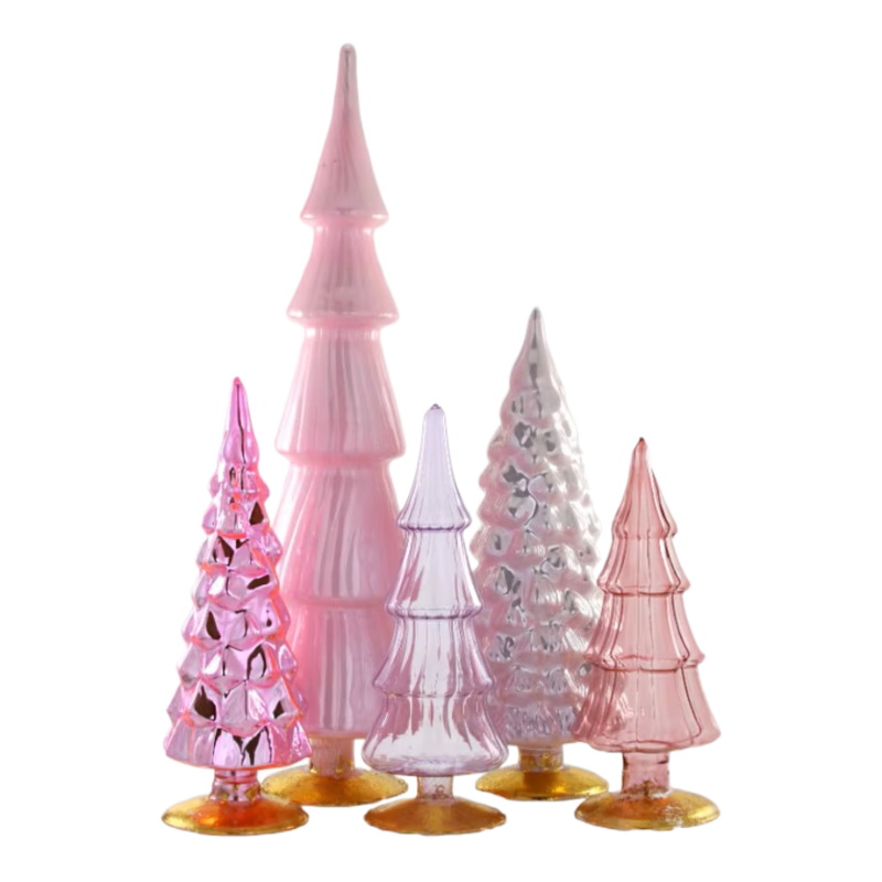 Cody Foster & Co Rose Hue Trees Set of 5