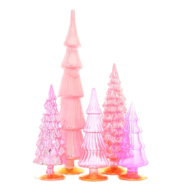 Cody Foster & Co Pink Hue Trees Set of 5