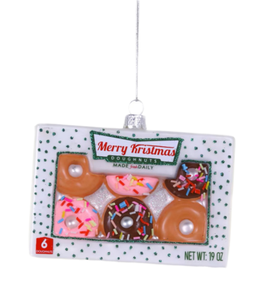 Cody Foster & Co Merry Kristmas Doughnuts Ornament
