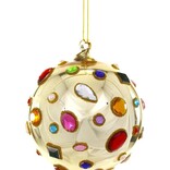 Cody Foster & Co Gold Glittering Magpie Bauble Ornament
