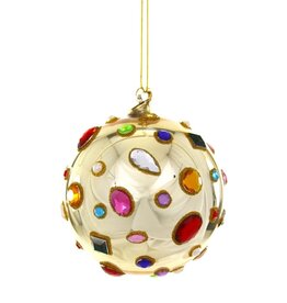 Cody Foster & Co Gold Glittering Magpie Bauble Ornament