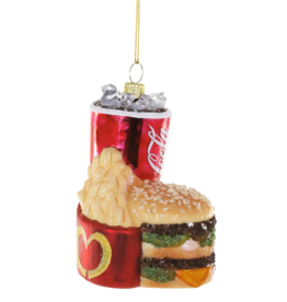 Cody Foster & Co Fast Food Burger Meal Ornament