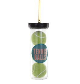 Cody Foster & Co Canister of Tennis Balls Ornament