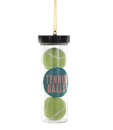 Cody Foster & Co Canister of Tennis Balls Ornament