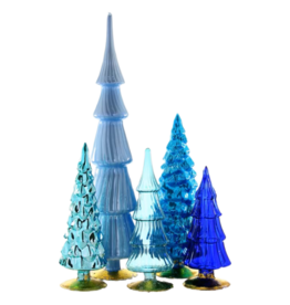 Cody Foster & Co Blue Hue Trees Set of 5