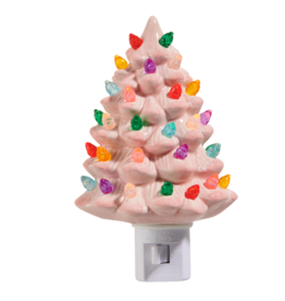 Raz Imports Vintage Tree Night Light - Pink