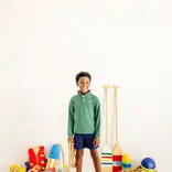 The Beaufort Bonnet Company TBBC Prepletic Hayword Half Zip - Grier Green/Keeneland Khaki