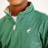 The Beaufort Bonnet Company TBBC Prepletic Hayword Half Zip - Grier Green/Keeneland Khaki