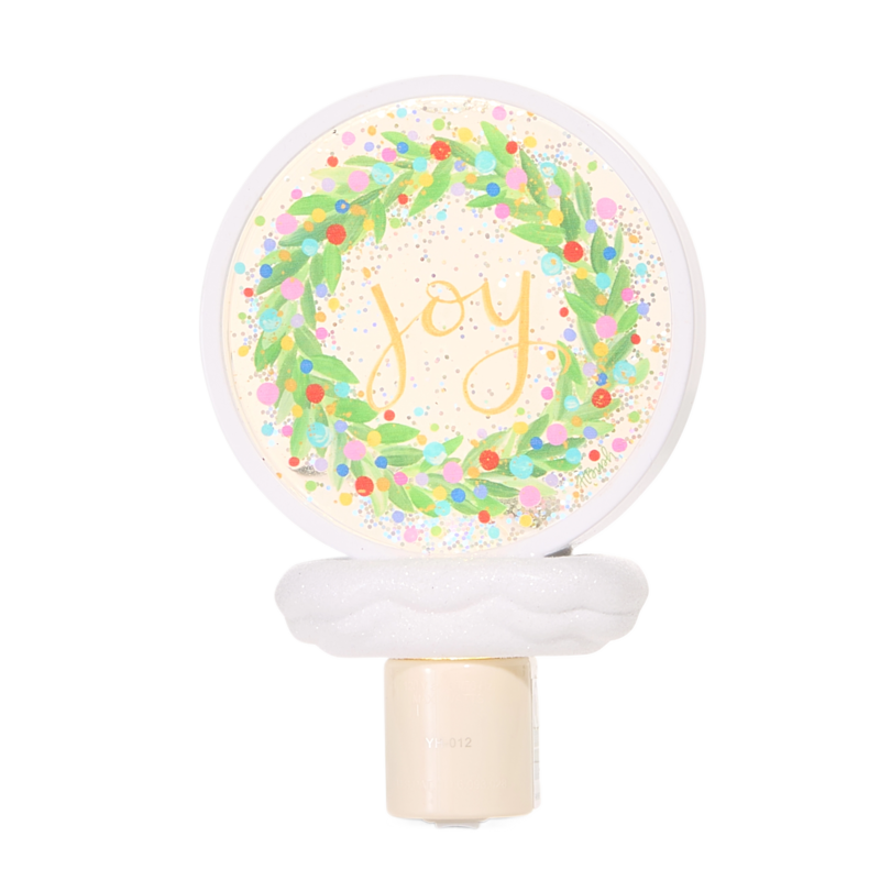 Raz Imports Confetti Wreath of Joy Night Light