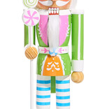 Raz Imports 15" Green Pastel Nutcracker