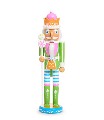 Raz Imports 15" Green Pastel Nutcracker