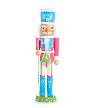 Raz Imports 15" Blue Pastel Nutcracker