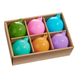 Raz Imports Box Set of Opaque Blown Glass Ball Ornaments