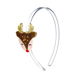 Lilies & Roses Reindeer Gold Headband