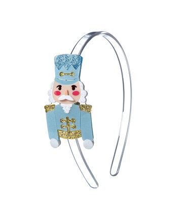 Lilies & Roses Nutcracker Blue Headband