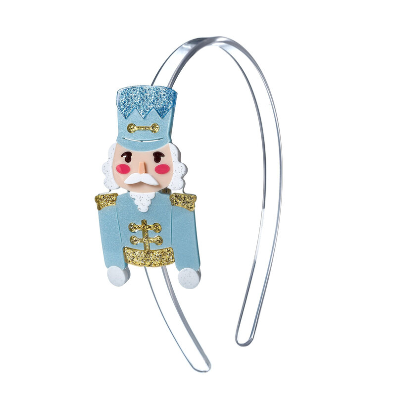 Lilies & Roses Nutcracker Blue Headband
