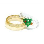 Lilies & Roses Christmas Tree Bangle