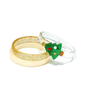 Lilies & Roses Christmas Tree Bangle